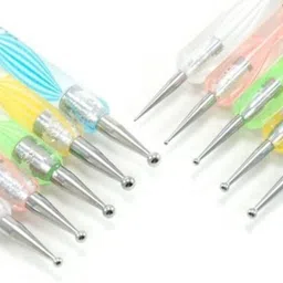 arham Double Ended Stainless Steel Ball Shape Tool Set Also use for Nail Art, Clay , Pottery , Ceramic - 5 Pieces image 4