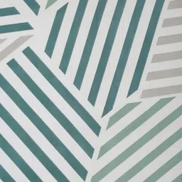 Myntra Elegant Homes Green & White Printed 300 TC Single Bedsheet Set 2.25 m x 1.50 m image 2