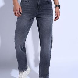 SF JEANS by Pantaloons Men Slim Fit Low Distress Light Fade Jeans-picture-0