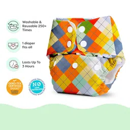 SuperBottoms Reusable Adjustable & Washable Rash Free Cloth Diaper image 3