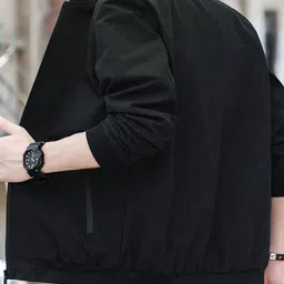 KPOP Men Lightweight Bomber Jacket image 4