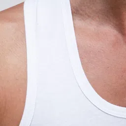 AMUL COMFY Pack Of 9 Pure Cotton Under Shirt Vests AC-PLVESTRN-WH-75-9P image 5