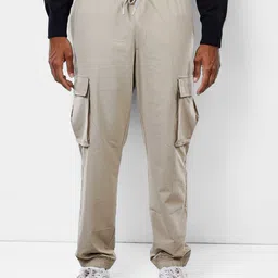 Celio Men Straight Fit Cargos Trousers-picture-19