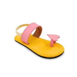 THE MADRAS TRUNK Kids Textured One-Toe Flats image 3