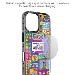 DailyObjects Quirky Printed iPhone 16 Plus Back Case Mobile Accessories image 3