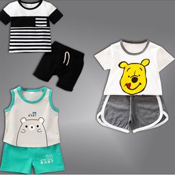 BAESD Unisex Kids Printed T-shirt with Shorts-picture-38