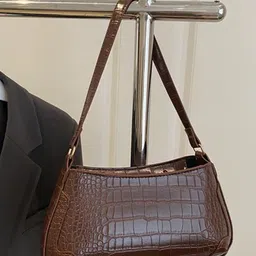 LULU & SKY Women Textured Structured Shoulder Bag image 2