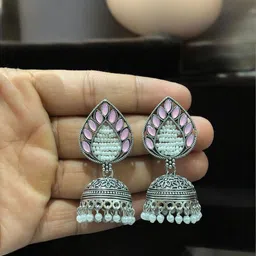 Anouk Geometric Jhumkas Earrings-picture-11