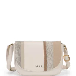 Mochi Women Colourblocked Structured Sling Bag image 3