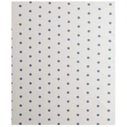 Portico White & Blue 152 TC Single Bedsheet with 1 Pillow Covers image 4