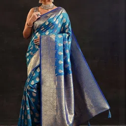Libas Ethnic Motifs Woven Design Zari Saree-picture-26