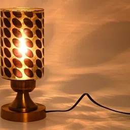 1ST TIME Black Glass Cylinder Table Lamps image 5