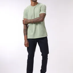 WROGN Men Solid Slim Fit Regular Trousers image 4