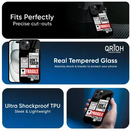 QRIOH Typography Printed iPhone 11 Back Case Mobile Accessories image 4