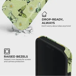 PEEPERLY Women Thistle Frost Printed Impact Resistant iPhone 13 Pro Crystal Back Case image 2