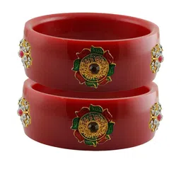 Vidhya Kangan Women Red Bangle-picture-39