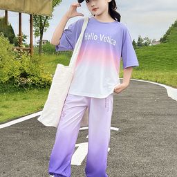 LULU & SKY Girls Printed T-shirt with Pyjamas-picture-11