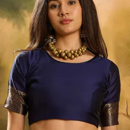 Suha Ethnic Motifs Zari Art Silk Heavy Work Banarasi Saree image 4