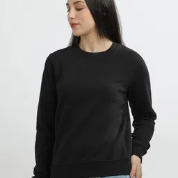 Dogman Women Solid Pullover Sweatshirt-image-59