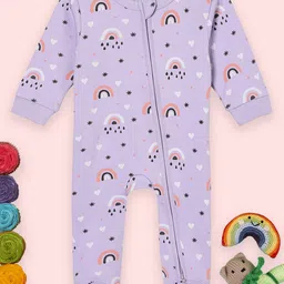 The Mom Store Infants Printed Pure Cotton Sleepsuit-picture-37