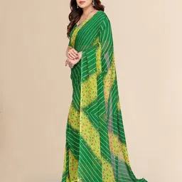 Moda Rapido Bandhani Printed Saree image 2