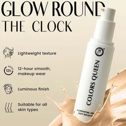 Colors Queen Illuinating Primer Light Reflecting- 30 ml image 2