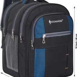 stunnerz High Quality Stylish Casual Class 5th to 10th Waterproof School Bag School Bag image 5