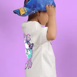 WEARDUDS Infant Kids Printed Drop-Shoulder Sleeves Pure Cotton Relaxed Fit Tshirt image 5