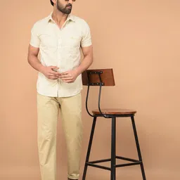 Crimsoune Club Men Classic Slim Fit Opaque Checked Casual Shirt image 3