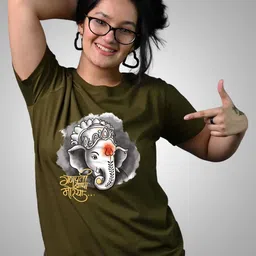 Tedhi Medhi Family Women Printed T-shirt-image-11