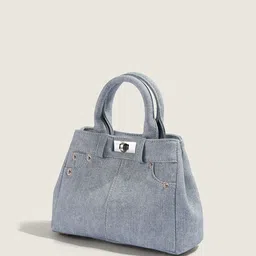 StyleCast x Revolte Women Solid Structured Cotton Handheld Bag image 2