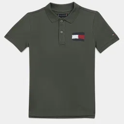 Tommy Hilfiger Boys Polo Collar Pure Cotton T-shirt-picture-18