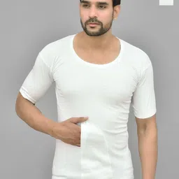 UNDERLOOP Pack Of 2 Pure Cotton Basic Vests wpktrns2-80-picture-23