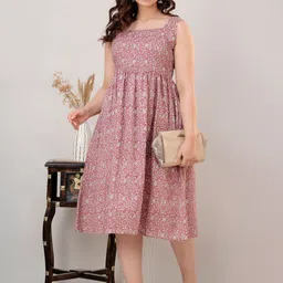 JRH Fashions Floral Printed Fit & Flare Maxi Dress image 3