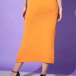 DIMPY GARMENTS Pencil Midi Slit Skirts image 4