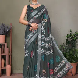 KALINI Floral Silk Cotton Saree-picture-10