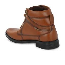 Vellinto AUSTIN Men Mid-Top Block Heeled Biker Boots image 4
