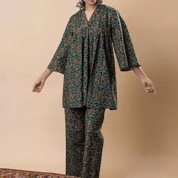GULABOSITABO Printed Cotton Tunic & Trousers Co-Ord image 4