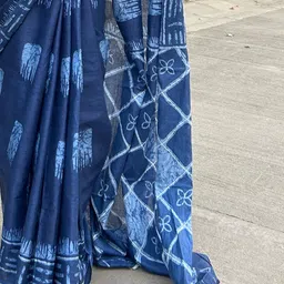 Anouk Rustic Tie and Dye Bagh Saree image 2