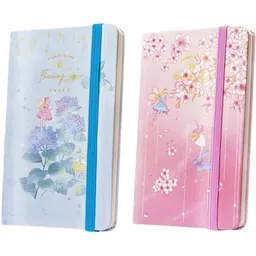 YK Pack of 2 Flowers-Themed Mini Diary for Kids Stationery-picture-15