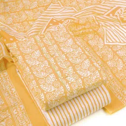 CLEMIRA Floral Printed Gotta Patti Unstitched Dress Material-image-17