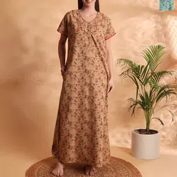 G4Girl Printed Maxi Nightdress-picture-15