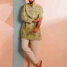 JAYPORE Men Printed Kurta image 2