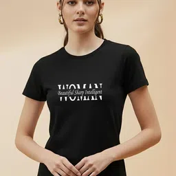 GLITO X Women Typography Printed T-shirt-picture-24