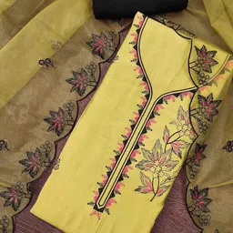 DIVASTRI Embroidered Unstitched Dress Material-picture-26