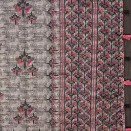 DIVASTRI Floral Zari Chanderi Saree image 3