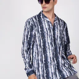 IVOC Men Abstract Printed Regular Shirt-image-0