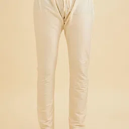 Manyavar Leheriya Printed Sequinned Mandarin Collar Straight Kurta With Trousers image 4