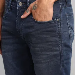 killer Men Skinny Mid Rise Blue Jeans image 5