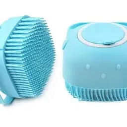 darshempire Silicone Body Bath Back Scrubber Soft Cleaning Body Brush with Shampoo Dispenser-picture-23